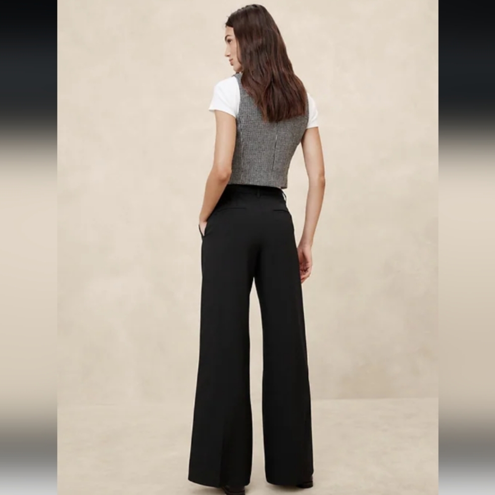 Banana Republic Factory Sculpted Wide-Leg Trouser - Picture 6 of 10